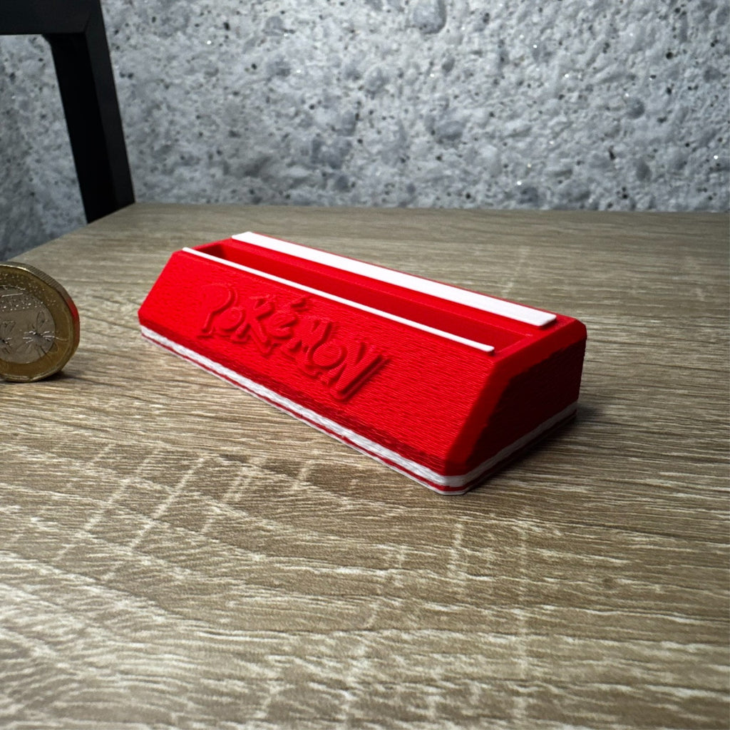 Card Display Stand for Pokemon Card in PSA Slab – Collector Display Stand(Red)