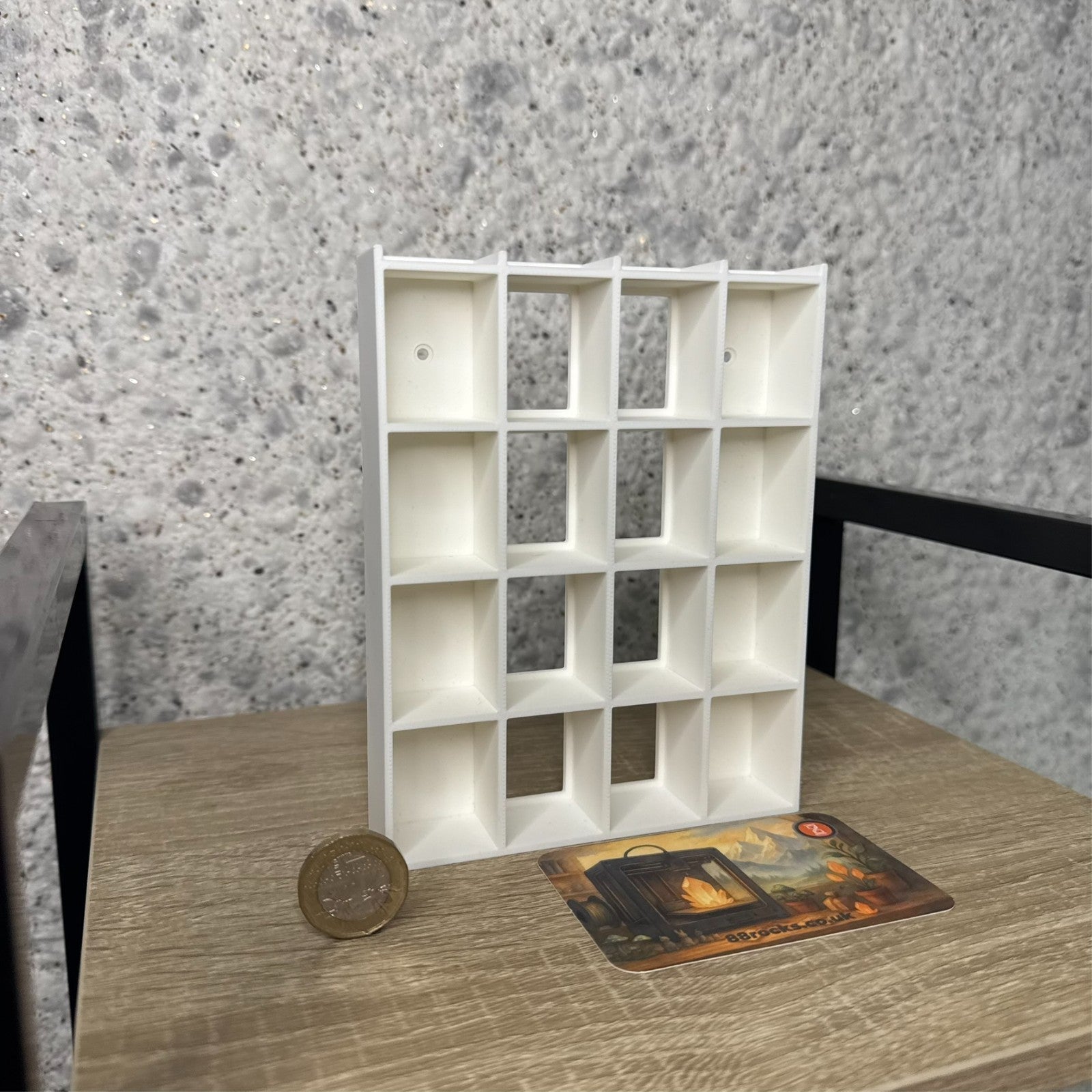 Display Shelf for Bitty Pop 20 slots organizer white