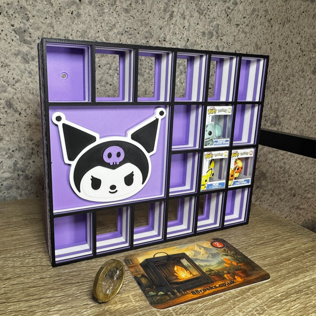 Bitty Pop Display Shelf 18 Slots for Bitty Pop Boxes – Kuromi Themed Stand