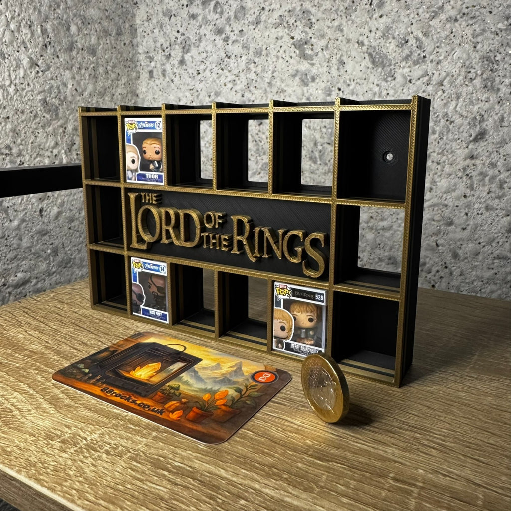 Display Shelf  Stand for Bitty Pop The Lord of the Rings themed ,20 slots unit