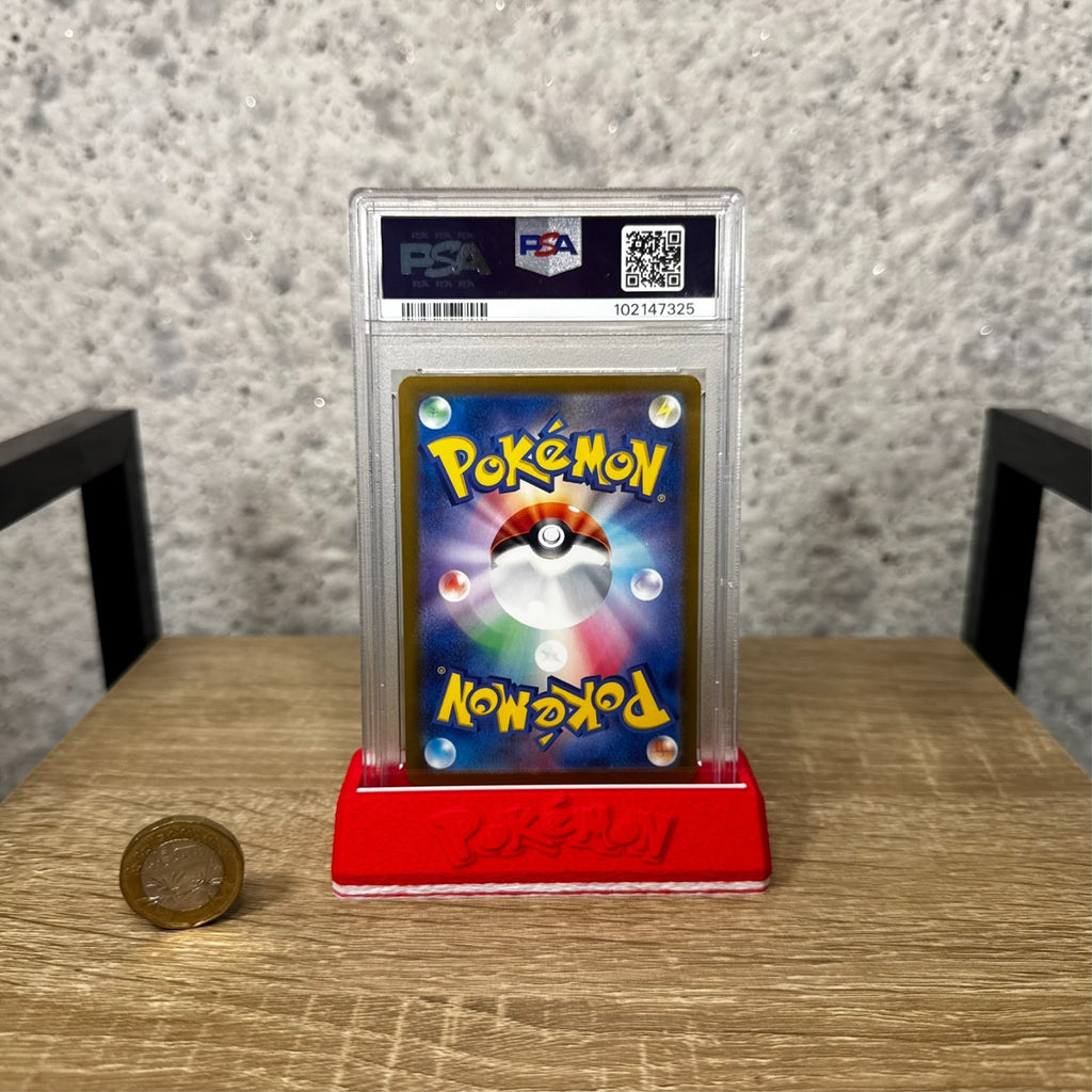 Card Display Stand for Pokemon Card in PSA Slab – Collector Display Stand(Red)