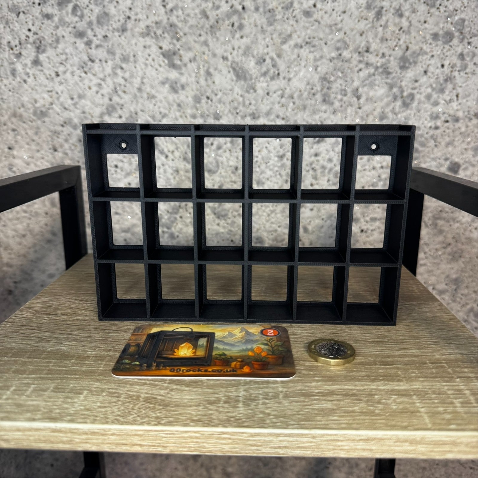 Display Shelf for Bitty Pop 24 slots black unit