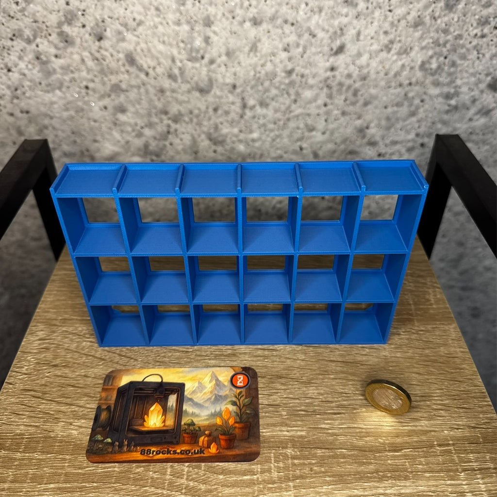 Display Shelf  for Bitty Pop 24 slots blue unit