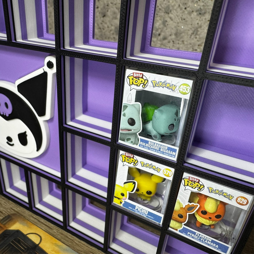 Bitty Pop Display Shelf 18 Slots for Bitty Pop Boxes – Kuromi Themed Stand