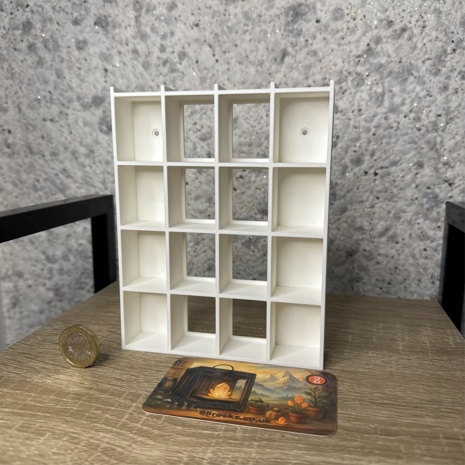 Display Shelf for Bitty Pop 20 slots organizer white