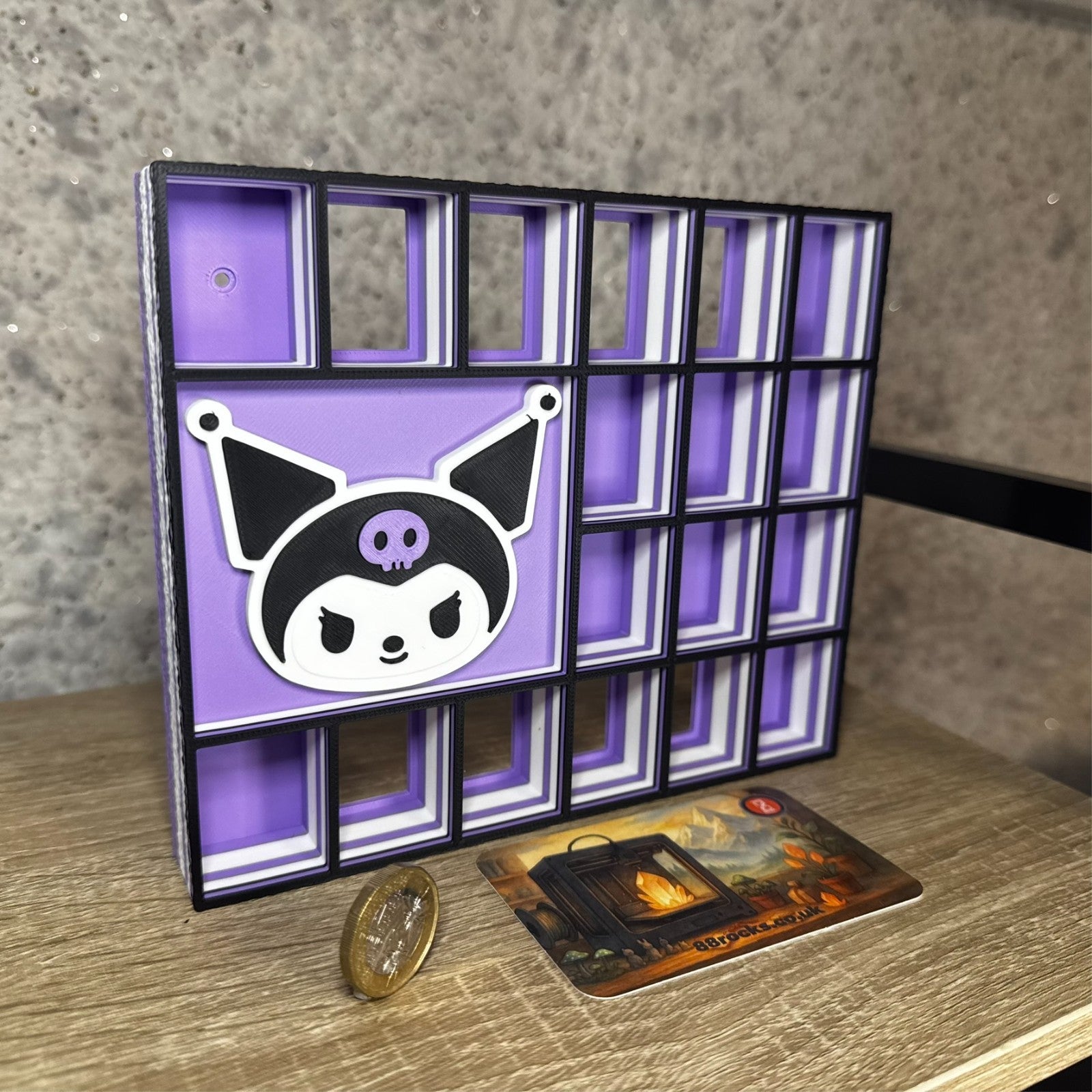 Bitty Pop Display Shelf 18 Slots for Bitty Pop Boxes – Kuromi Themed Stand