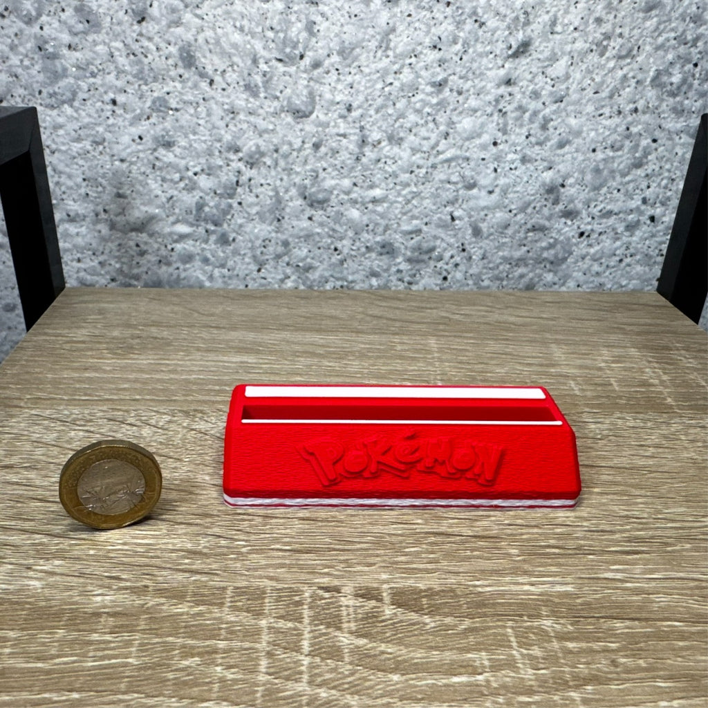 Card Display Stand for Pokemon Card in PSA Slab – Collector Display Stand(Red)