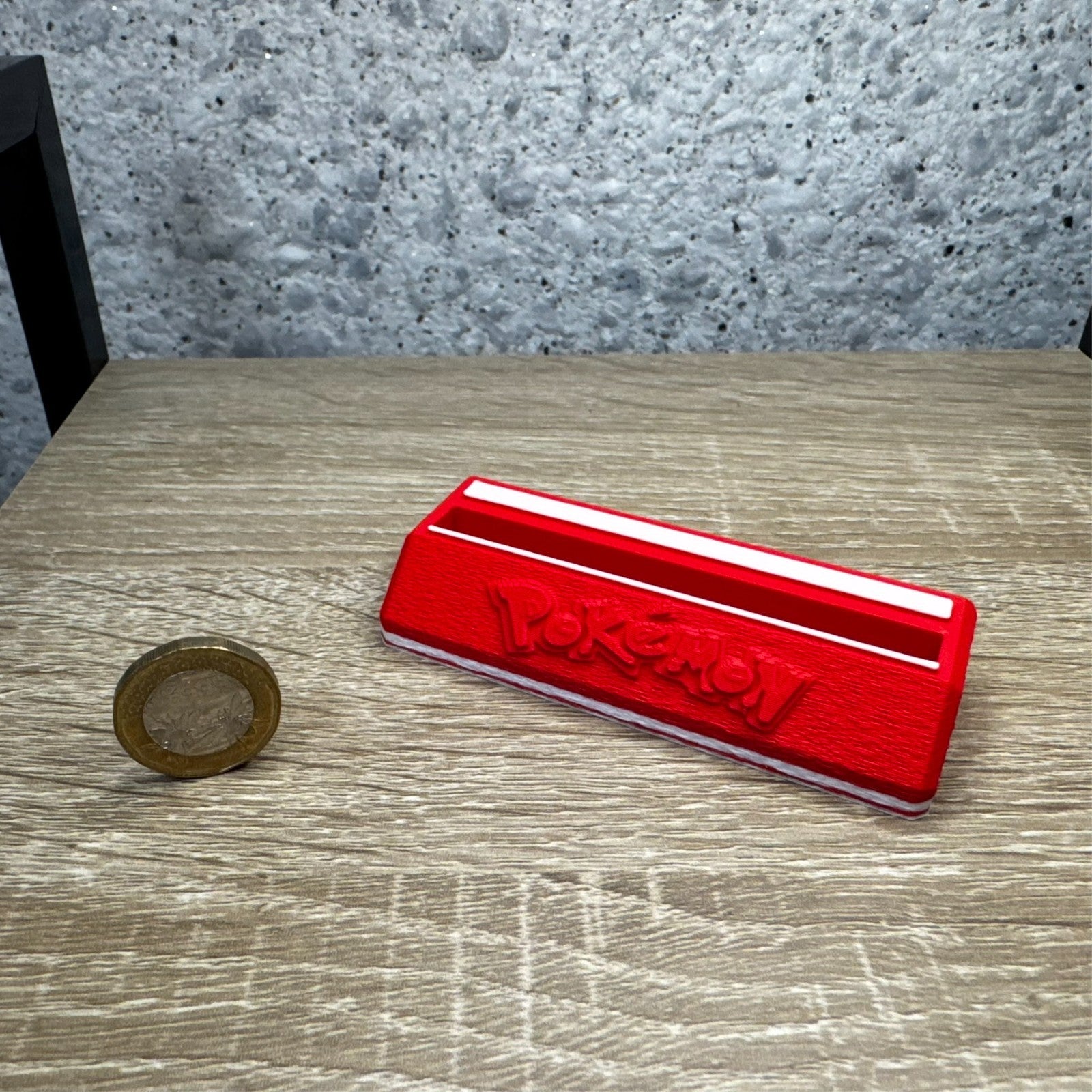 Card Display Stand for Pokemon Card in PSA Slab – Collector Display Stand(Red)