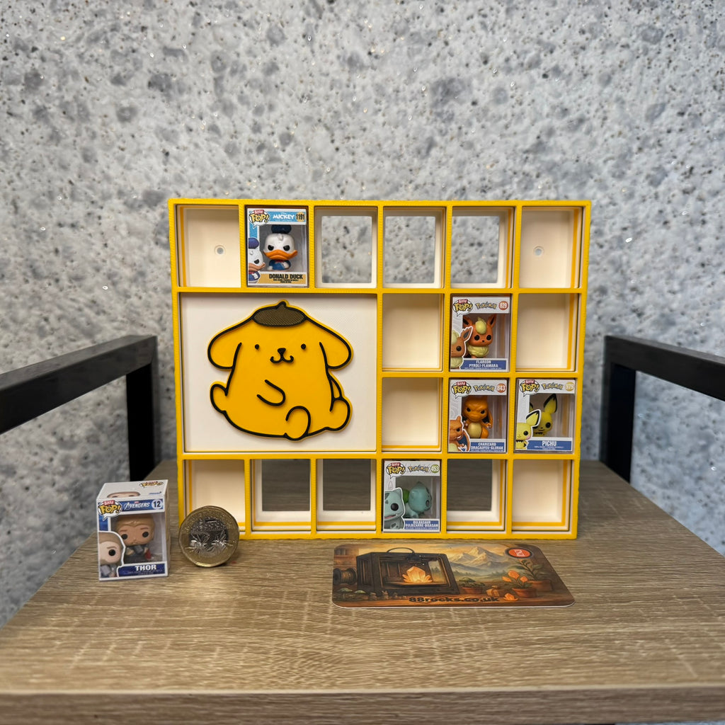 Display Shelf for 18 Bitty Pop Pompompurin themed organizer