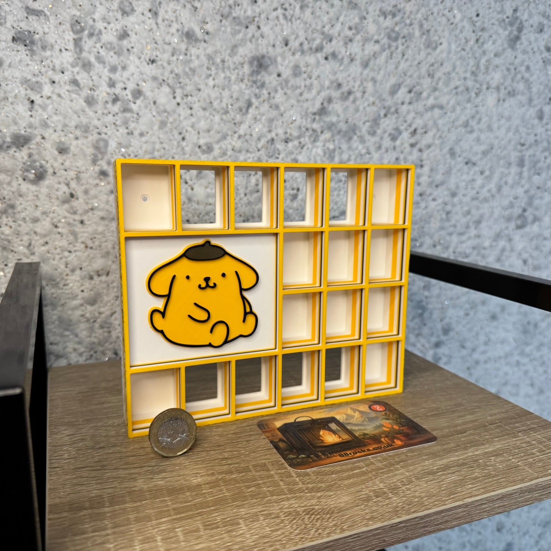 Display Shelf for 18 Bitty Pop Pompompurin themed organizer