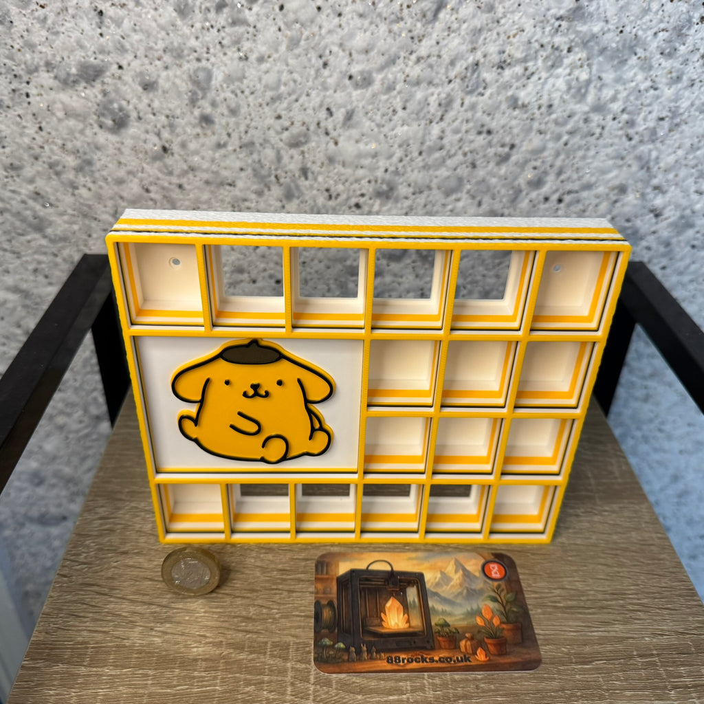Display Shelf for 18 Bitty Pop Pompompurin themed organizer