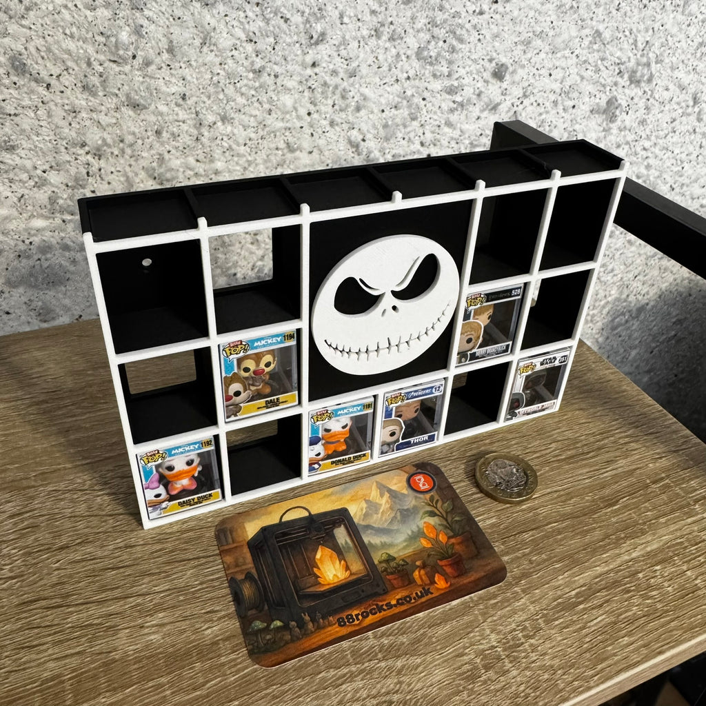 Display Shelf for Bitty Pop Nightmare Before Christmas themed 20 slots