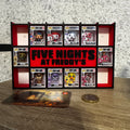 Display Shelf for 20 Bitty Pop Five Nights at Freddys themed organizer