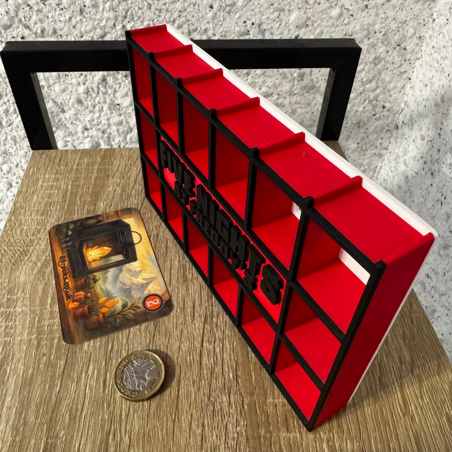Display Shelf for 20 Bitty Pop Five Nights at Freddys themed organizer
