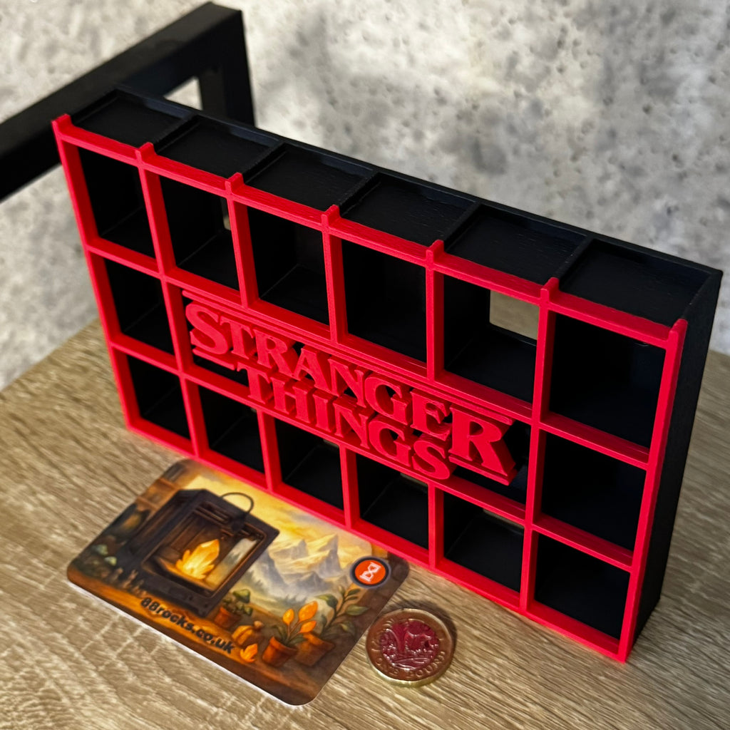 Display Shelf Bitty Pop Red & Black Retro themed 20 slots organizer