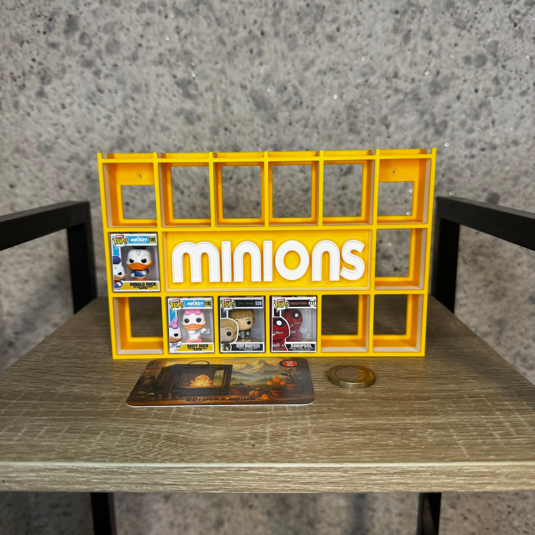 Display Shelf for Bitty Pop Minions Theme