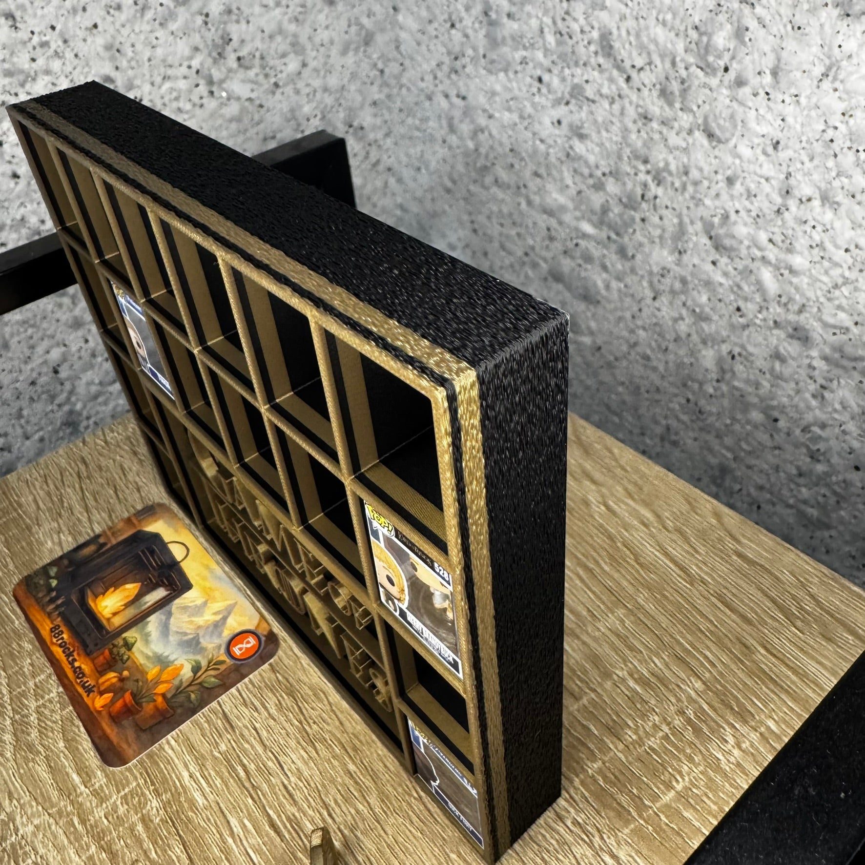 Display Shelf for Bitty Pop Game of Thrones themed ,stand, 16 slots