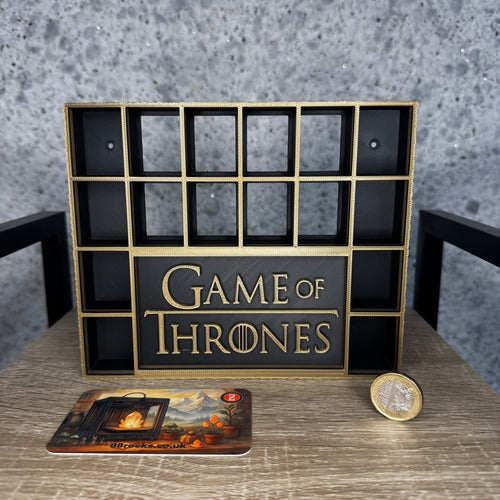 Display Shelf for Bitty Pop Game of Thrones themed ,stand, 16 slots